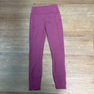 pink lululemon leggings